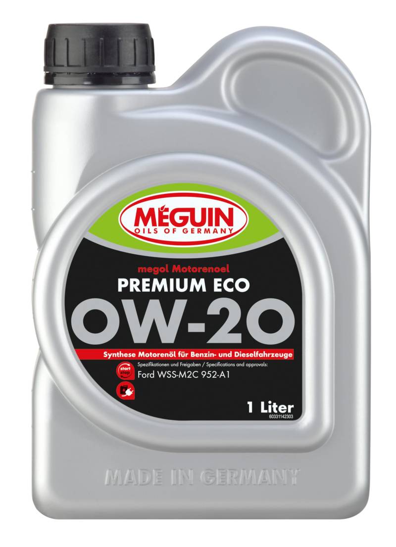 megol Motorenöl Premium ECO SAE 0W-20 | 1L | Motoröle | Art.-Nr.: 33114 von Meguin