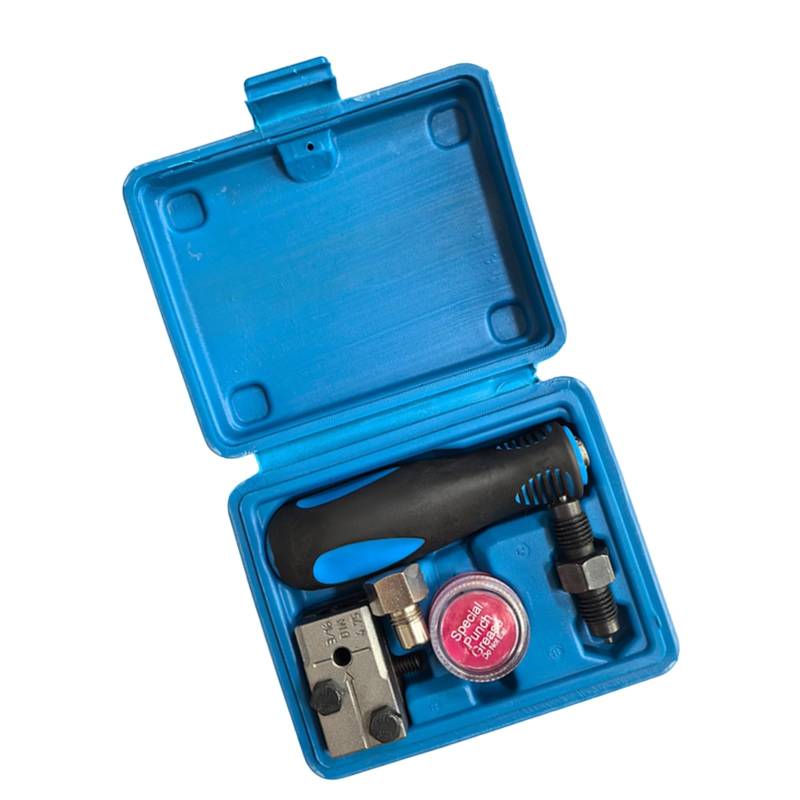 3/16 Zoll 4,75 mm manuelles Bördelwerkzeug-Set für Auto-Bremsleitung, Bördelgerät, Doppel-Bördelwerkzeug mit Aufbewahrungsbox von Meiliyizu