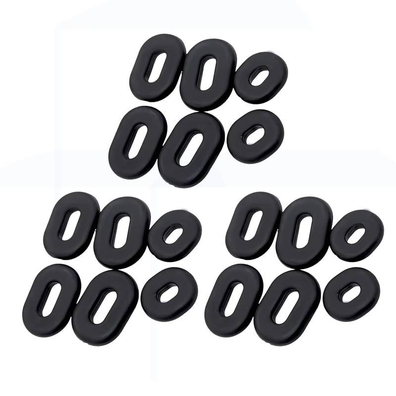 Meiliyizu 18 Stück Motorrad-Gummi-Kantenabdeckungen, einfache Installation, Motorrad-Gummidichtung, umfassender Schutz für /ZJ125 von Meiliyizu