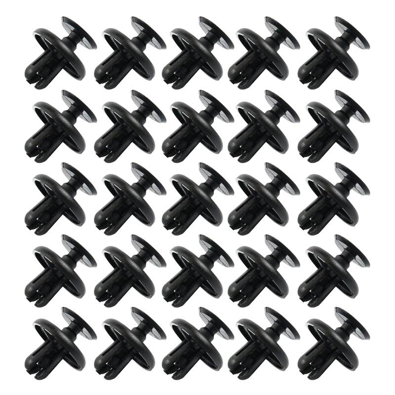 Meiliyizu 25 Stück Befestigungsclips Push Clips Ersatz Motor Unterabdeckungen Clips Auto Innenteil Einfache Installation von Meiliyizu