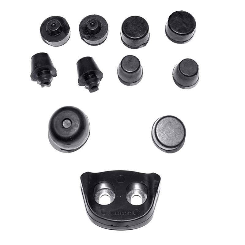 Meiliyizu Fahrzeugtür Schock Gummi Pads Autotür Kissen Pads Automobile Türstoppungskissen 11/12pcs Geeignet Für Pajero V43 von Meiliyizu