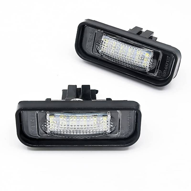 LED Kennzeichenbeleuchtung für Mercedes Benz W220 DC 12V 18 SMD-3528 Benz W220 99-05 KFZ Kennzeichenbeleuchtung von Meimeier