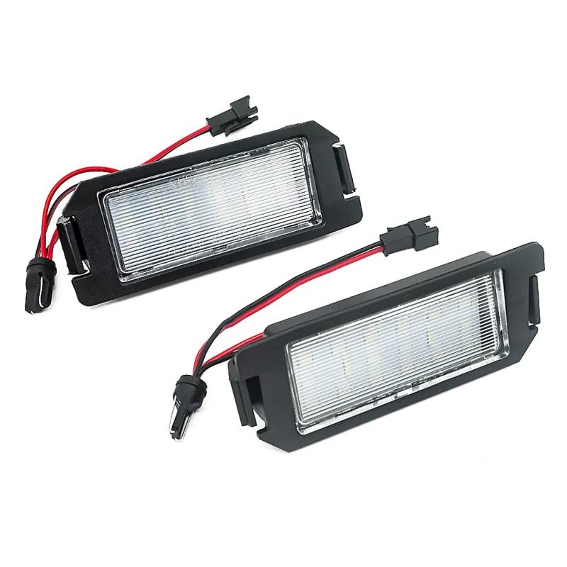 LED Kennzeichenbeleuchtung weiß für Hyundai I10 I20 Tiburon Coupe Veloster FS XG30 Terracan HP Kia Rio Picanto TA Soul von Meimeier