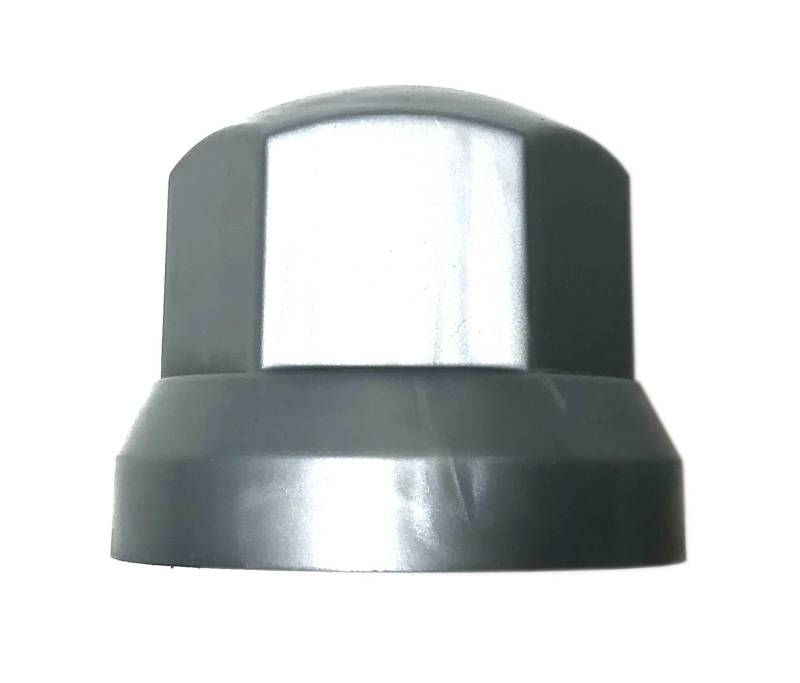 10x Radmutterkappen Schutz Abdeckung Größen - für LKW (Hellgrau, Höhe: 41 mm x Maß: Ø32 mm) von MelTruck