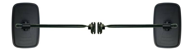 MelTruck 2x Außenspiegel Rückspiegel 233x145mm flach ø18 Traktor mit Spiegelarm Halter 400 mm von MelTruck