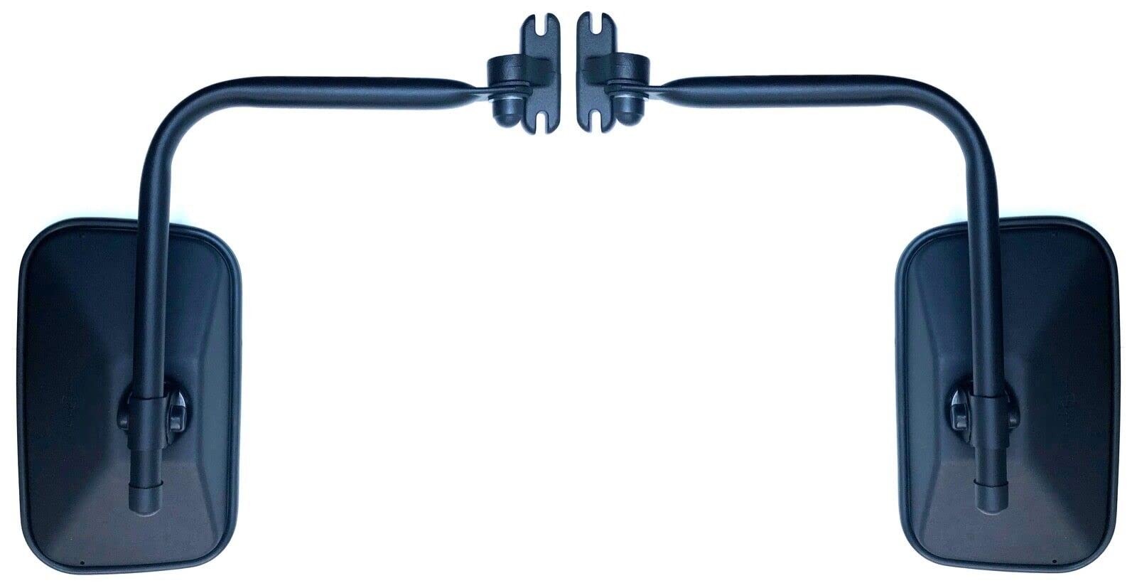 MelTruck® 2x Außenspiegel 250x155 R1200 E20 ø10, 15, 18 konvex mit Halter für Traktor LKW Bagger von MelTruck