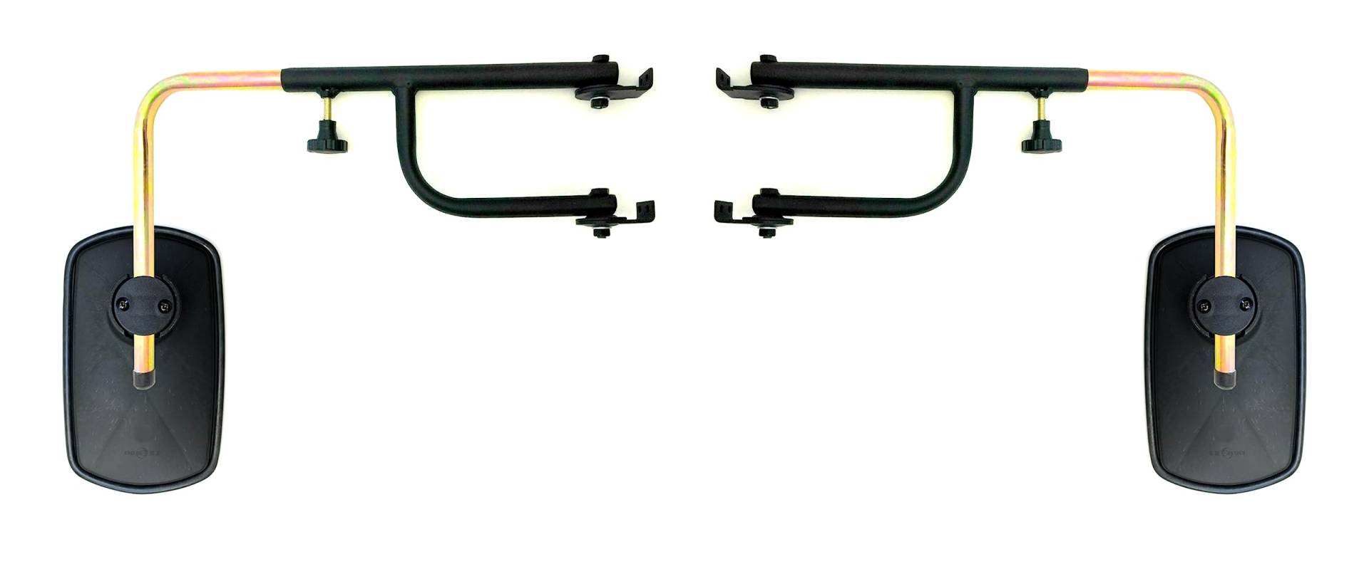 MelTruck® 2x Außenspiegel 260x155 mm ø14-23 mm E20 und Spiegelhalter für Traktor LKW Bagger von MelTruck