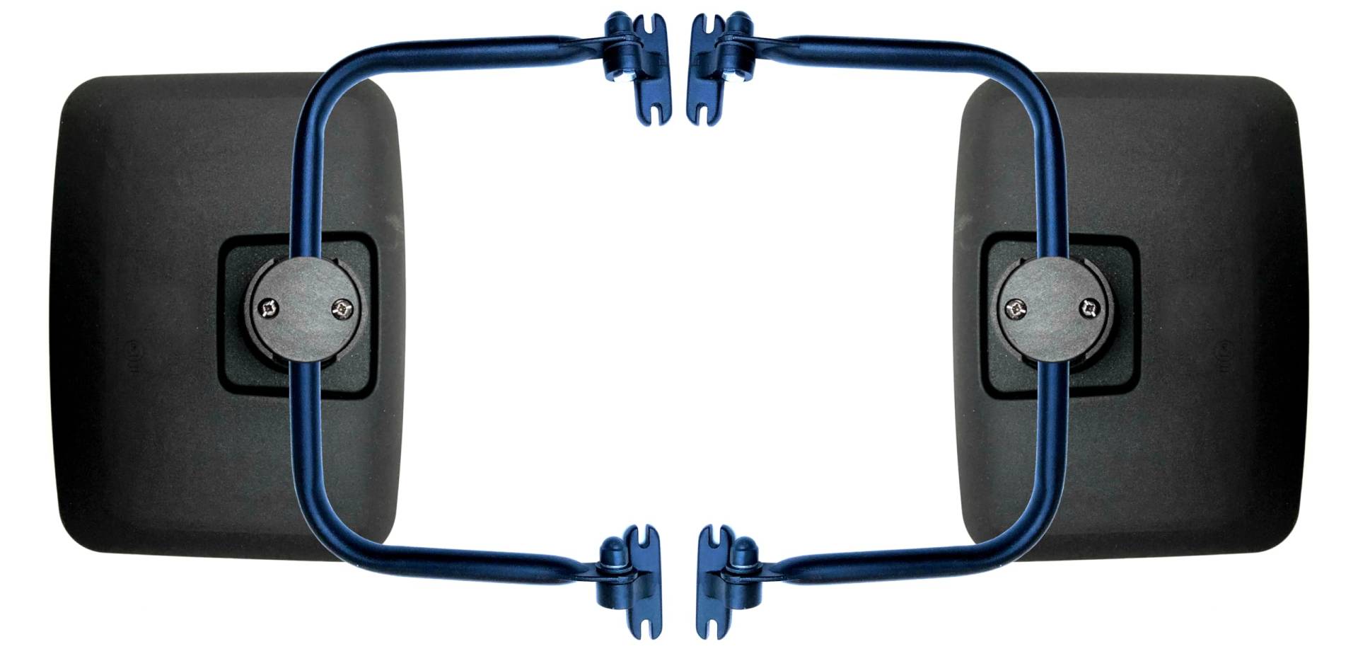 MelTruck® 2x Außenspiegel 295x220 mm Ø14-23 mm R1200 E20 und Spiegelhalter für JOHN DEERE Traktor Bagger LKW von MelTruck