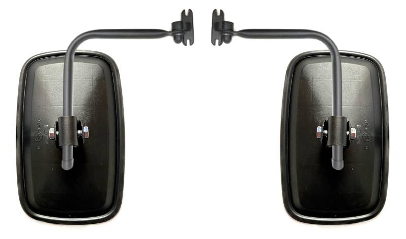 MelTruck® 2x Außenspiegel Rückspiegel 232x145 mm ø15 ø18 Bagger Traktor E20 mit Spiegelhalter von MelTruck