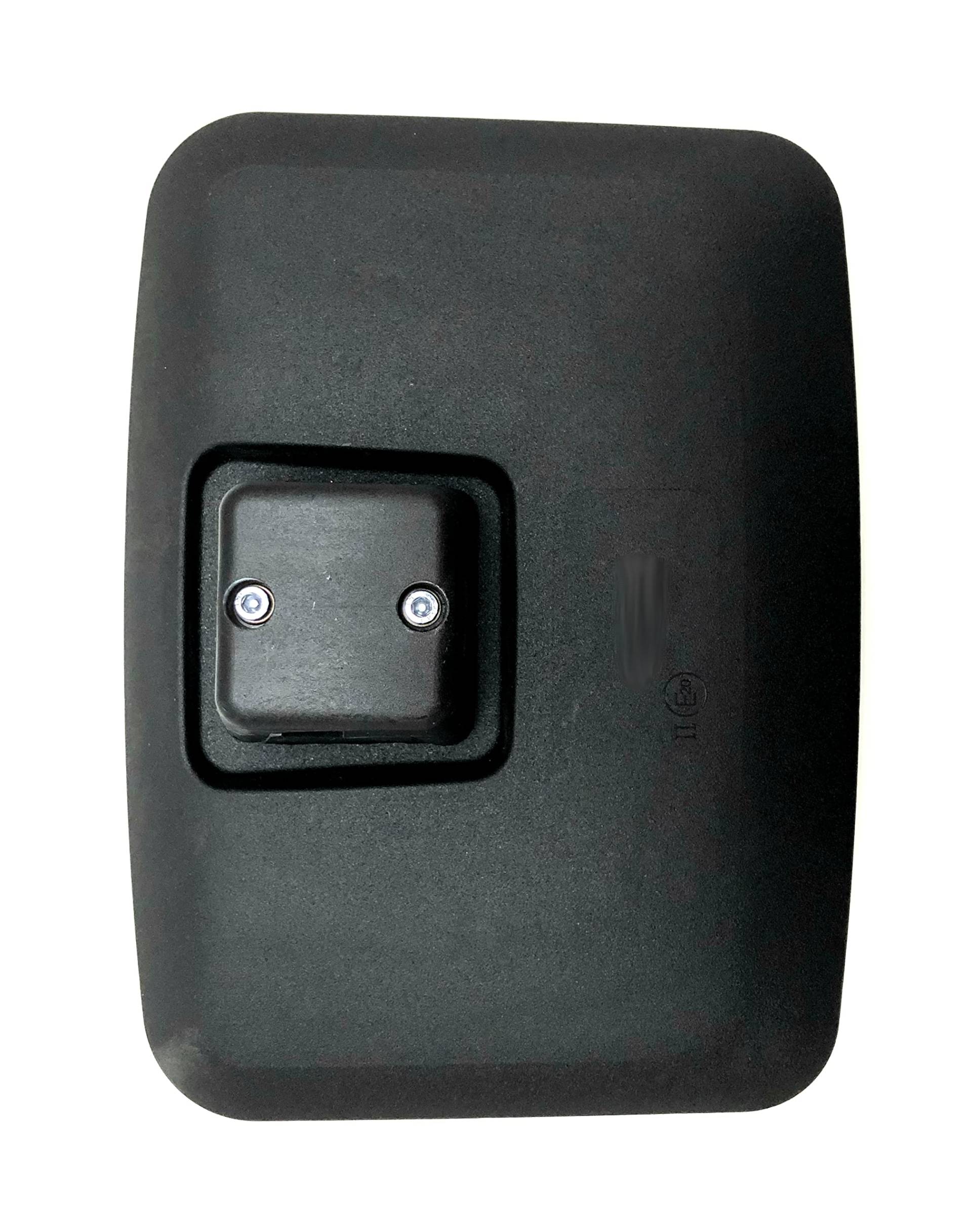 MelTruck® 2x Außenspiegel Rückspiegel 296x215 mm ø18-28 Traktor JD Bagger universal (2, 296 x 215 mm) von MelTruck