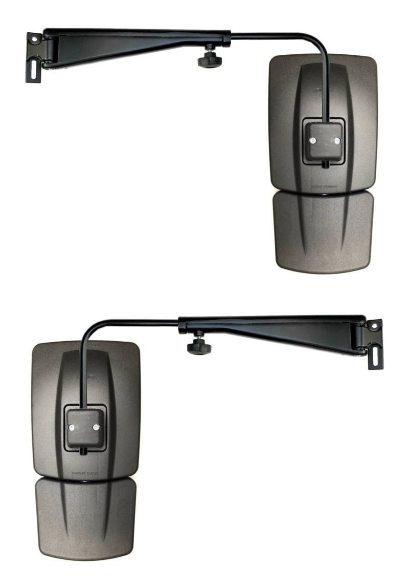 MelTruck® 2x Außenspiegel Spiegel 435x223 mm und Spiegelhalter Spiegelarm Spiegelhalterung SET von MelTruck