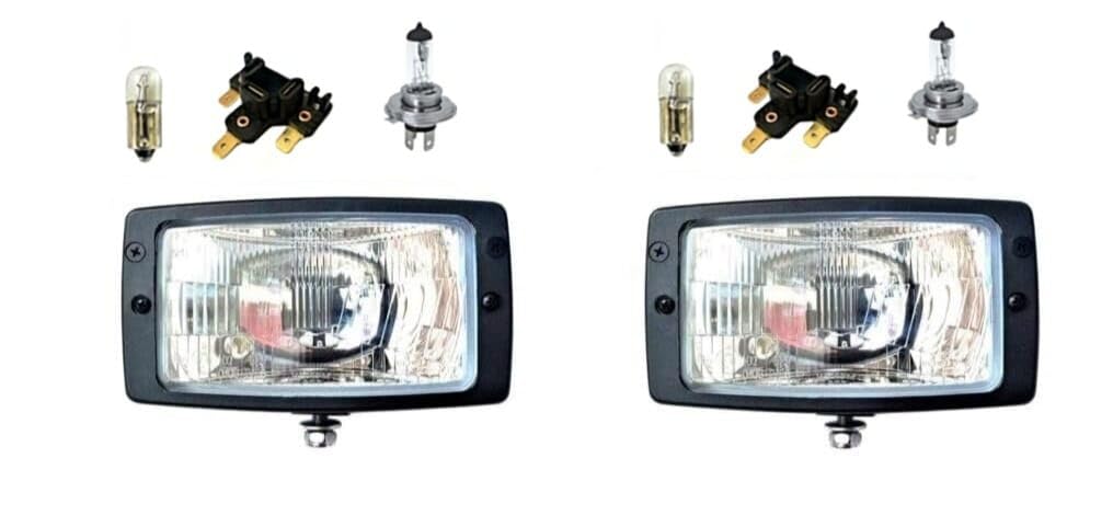 MelTruck® 2x Hauptscheinwerfer H4 Fernlicht Abblendlicht Positionslicht Stecker Glühbirnen 12V von MelTruck
