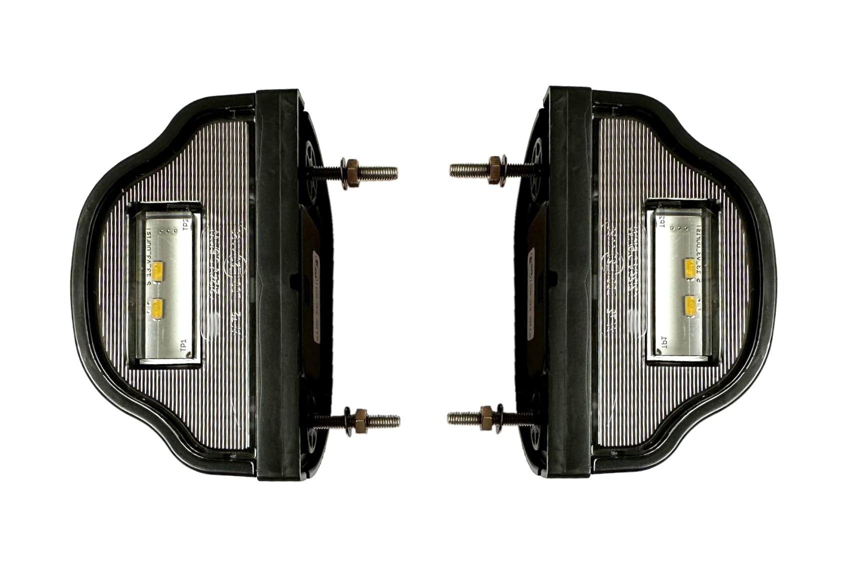MelTruck® 2x LED Kennzeichenbeleuchtung mit Schnellanschluss für LKW PKW Anhänger Trailer von MelTruck