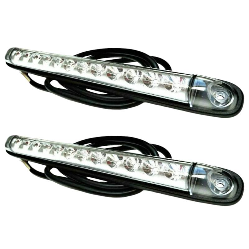 MelTruck® 2x LED Rückleuchte mit Bremsleuchte Positionsleuchte Blinker 12V 24V für Anhänger Wohnmobil beidseitig von MelTruck