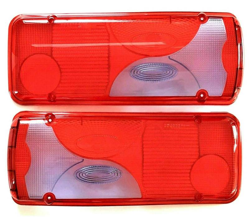MelTruck® 2x Lichtscheibe Rücklichtglas Heckleuchte für MAN TGA TGL TGM TGX TGS Blau SET von MelTruck