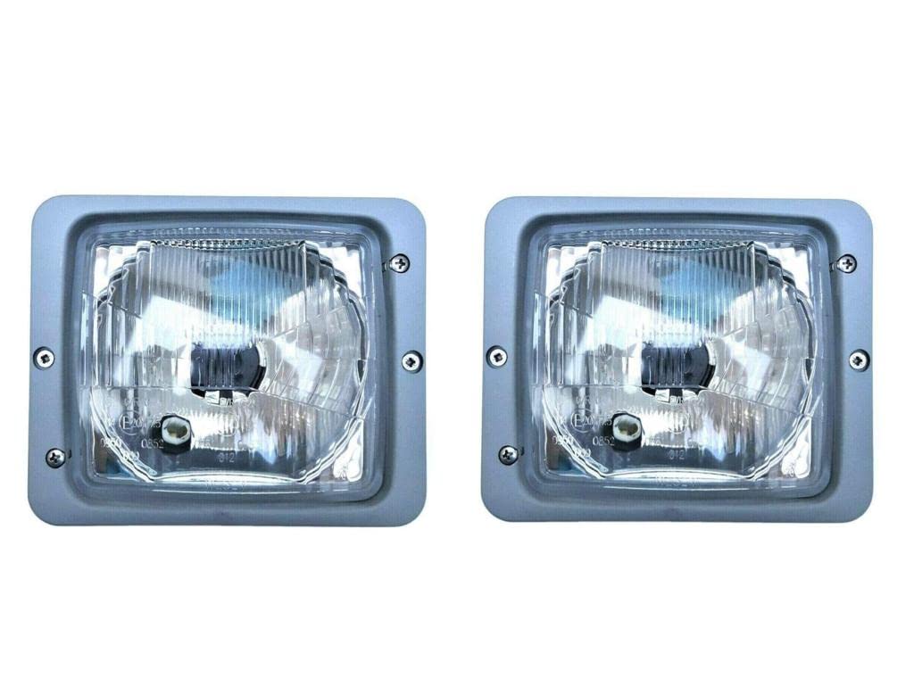 MelTruck® 2x R2 Scheinwerfer mit Fernlicht Positionslicht Abblendlicht für Steyr MB IHC Fendt von MelTruck