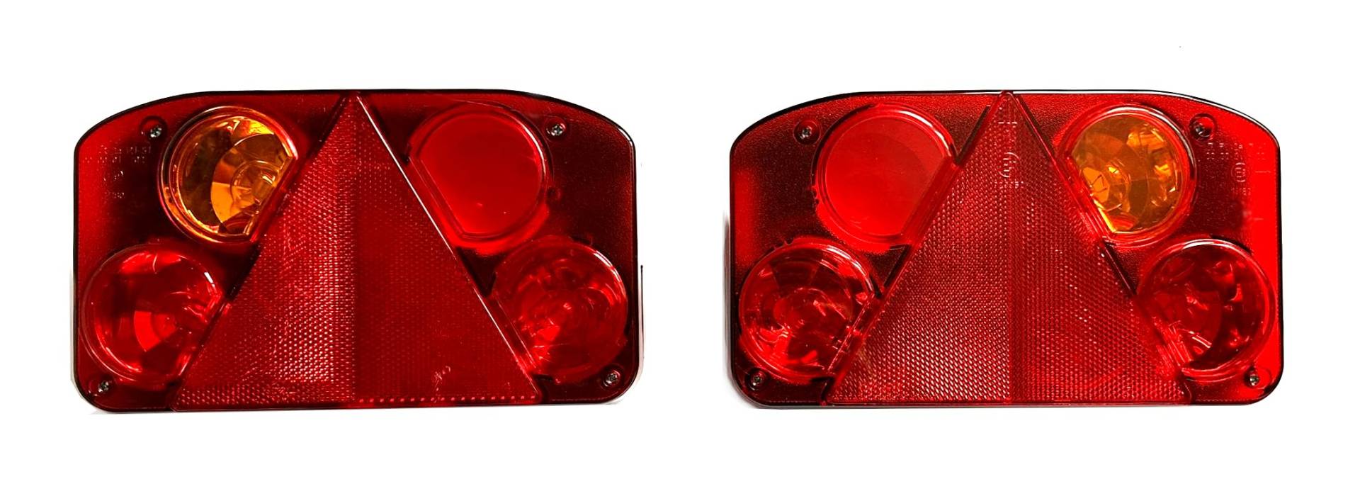 MelTruck® 2x Rückleuchte Bajonett 5 PIN mit Glühbirnen 12V für Anhänger Rücklicht E9 von MelTruck