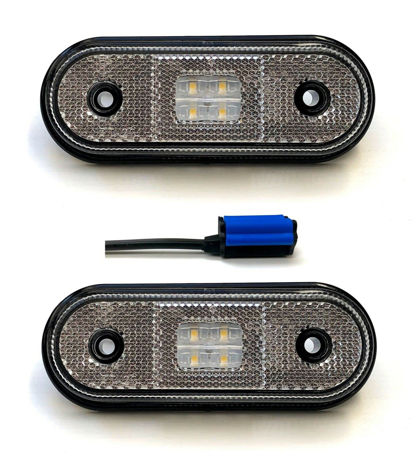 MelTruck® 2x LED Begrenzungsleuchte Umrissleuchte für LKW Anhänger Trailer Wohnwagen von MelTruck