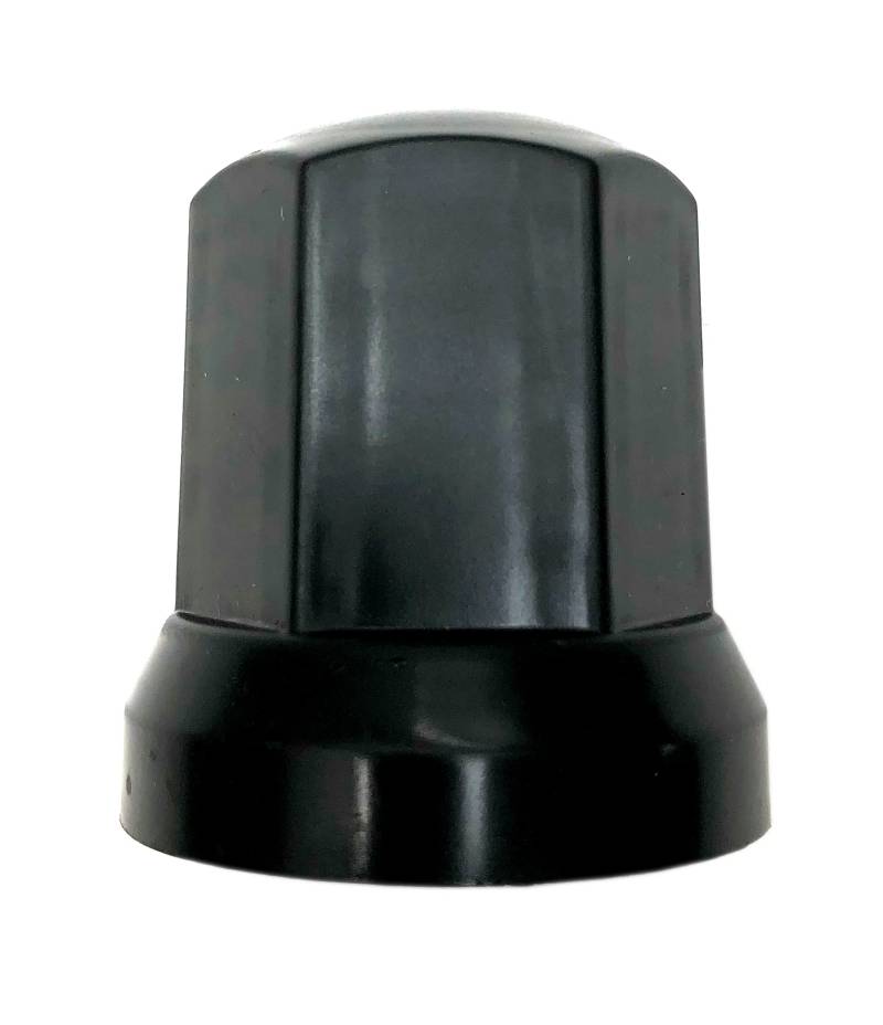 MelTruck® 40x Schwarz Radmutterkappen Schutz Abdeckung Ø32 mm für hohe Schrauben für LKW von MelTruck