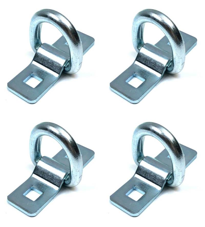 MelTruck® 4X Zurrbügel Zurrmulde Zurröse 2000 kg Zurrpunkt Zurrhaken Ladungßicherung von MelTruck