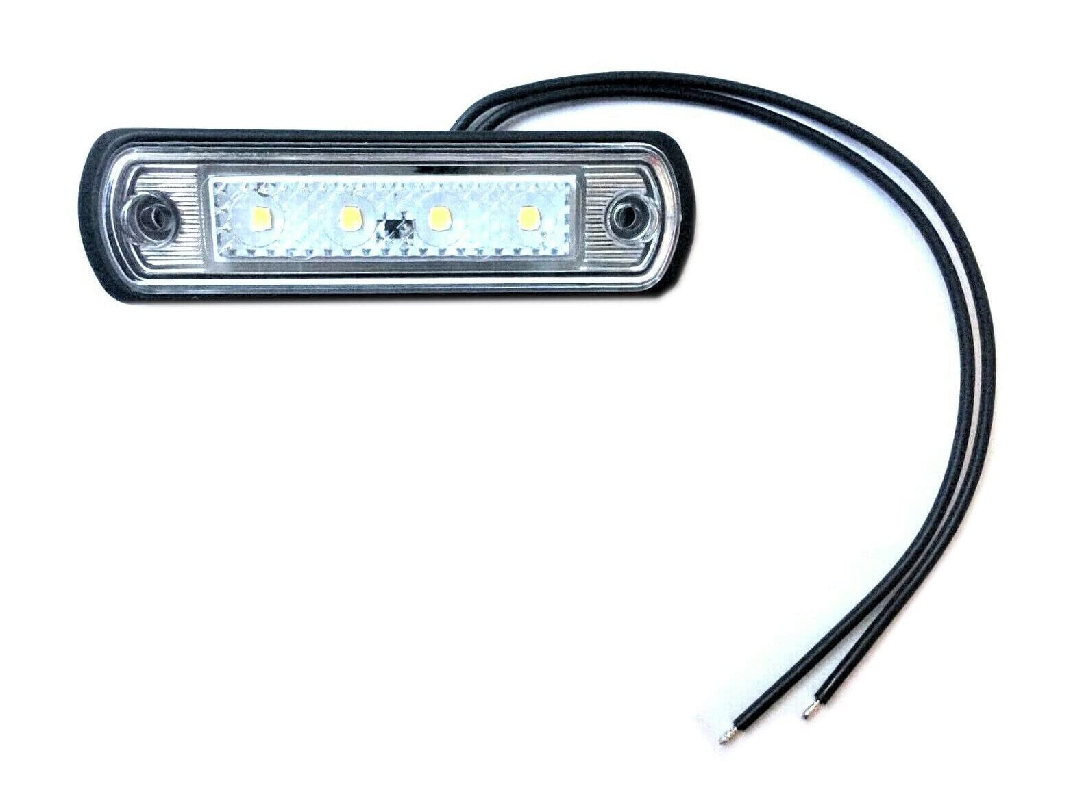 MelTruck® LED Umrissleuchte Begrenzungsleuchte Vordere weiße IP66/68 für LKW PKW Anhänger von MelTruck