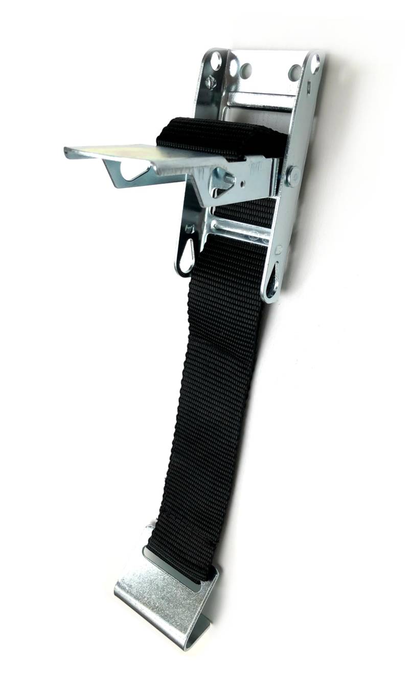 MelTruck® Über Totpunkt Spanner mit Polyestergurt und Flachhaken Planenspanner verzinkt für LKW-Plane von MelTruck