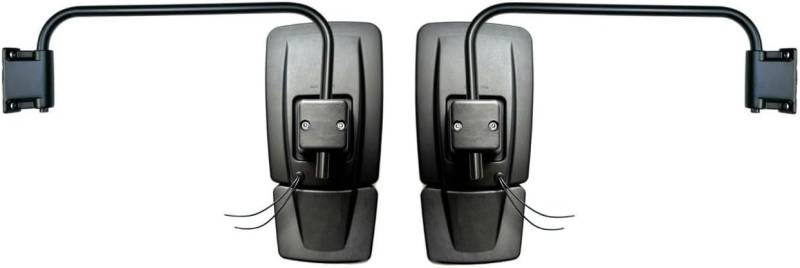 MelTruck 2x Außenspiegel Spiegel Seitenspiegel 353x182 mm, Beheizt 12V, Toter Winkel und Spiegelhalter OE AL77485 AL77486, 440x240 mm für JOHN DEERE S6000 Traktoren von MelTruck