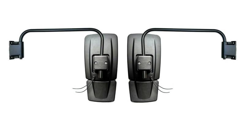MelTruck 2x Außenspiegel Spiegel Seitenspiegel 353x182 mm, Beheizt 12V, Toter Winkel und Spiegelhalter OE AL77485 AL77486, 440x240 mm für JOHN DEERE S6000 Traktoren von MelTruck