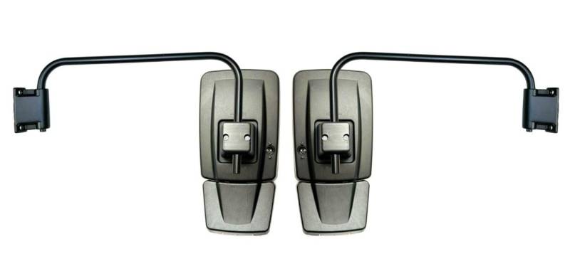 MelTruck 2x Außenspiegel - Spiegel - Seitenspiegel 353x182 mm, Beheizt 12V und Spiegelhalter OE AL77485 AL77486, 440x240 mm für JOHN DEERE S6000 Traktoren SET von MelTruck