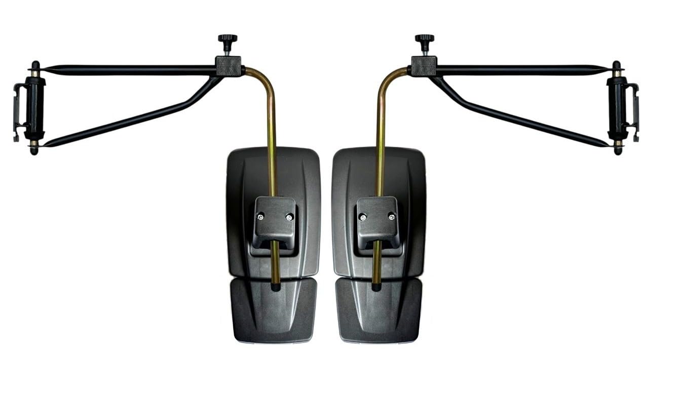 MelTruck 2x Außenspiegel Spiegel Seitenspiegel 353x182 mm und Spiegelarm 600-820 mm Spiegelhalter Teleskop mit Kupplung, Verlängerung Metall ø18 mm für Traktor MelTruck 2x Außenspiegel Spiegel Seitenspiegel 353x182 mm und Spiegelarm 600-820 mm Spiegelhalter Teleskop mit Kupplung, Verlängerung Metall ø18 mm für Traktor von MelTruck