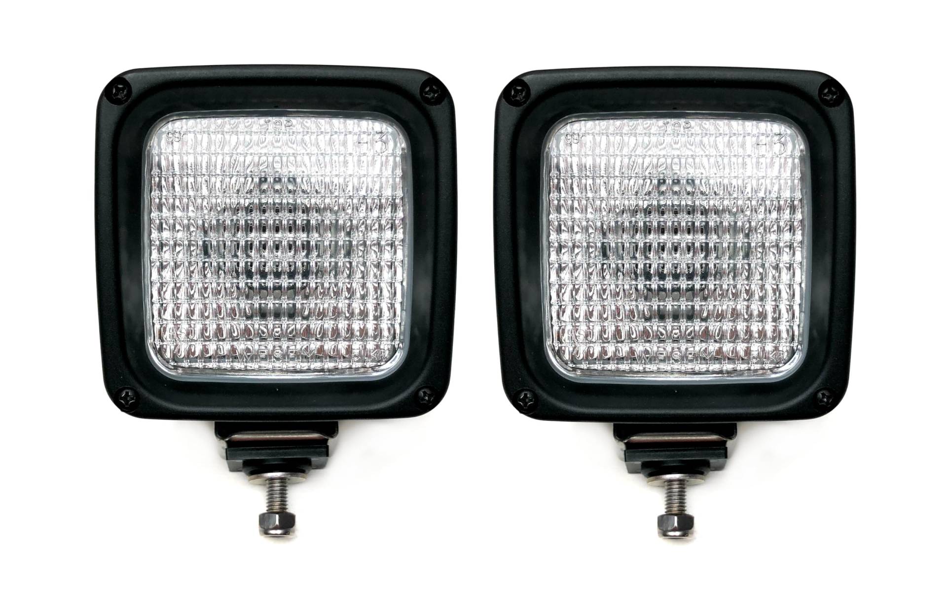 MelTruck 2x H3 Halogen Arbeitsscheinwerfer mit Schalter AMP Stecker Stoßdämpfer Zusatzscheinwerfer für LKW Bagger Traktor MelTruck 2x H3 Halogen Arbeitsscheinwerfer mit Schalter AMP Stecker Stoßdämpfer Zusatzscheinwerfer für LKW Bagger Traktor von MelTruck