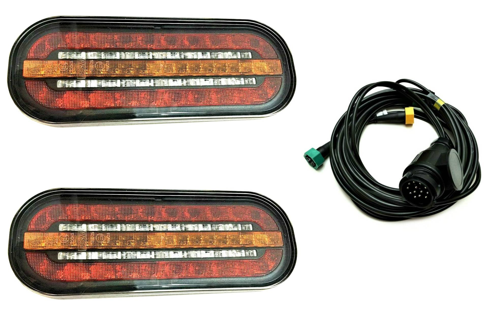 MelTruck 2x LED Rückleuchte 3 Funktionen dynamischer Blinker 12V 24V Bajonett m. Kabel 9m MelTruck 2x LED Rückleuchte 3 Funktionen dynamischer Blinker 12V 24V Bajonett m. Kabel 9m von MelTruck