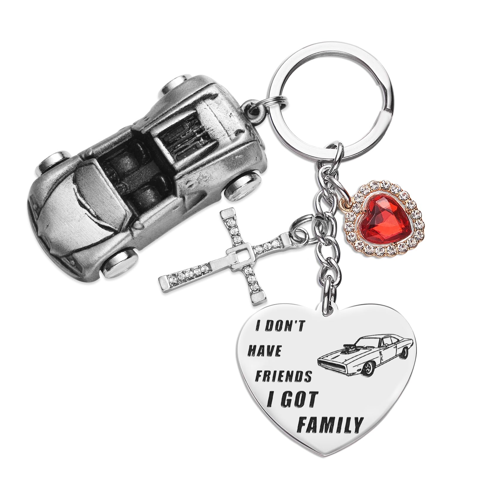Melix Home Fast Furious Collection Auto-Schlüsselanhänger, Geschenke für Teenager, Mädchen, Tochter, Frauen, Geburtstagsdekorationen, Geschenk-Schlüsselanhänger von Melix Home