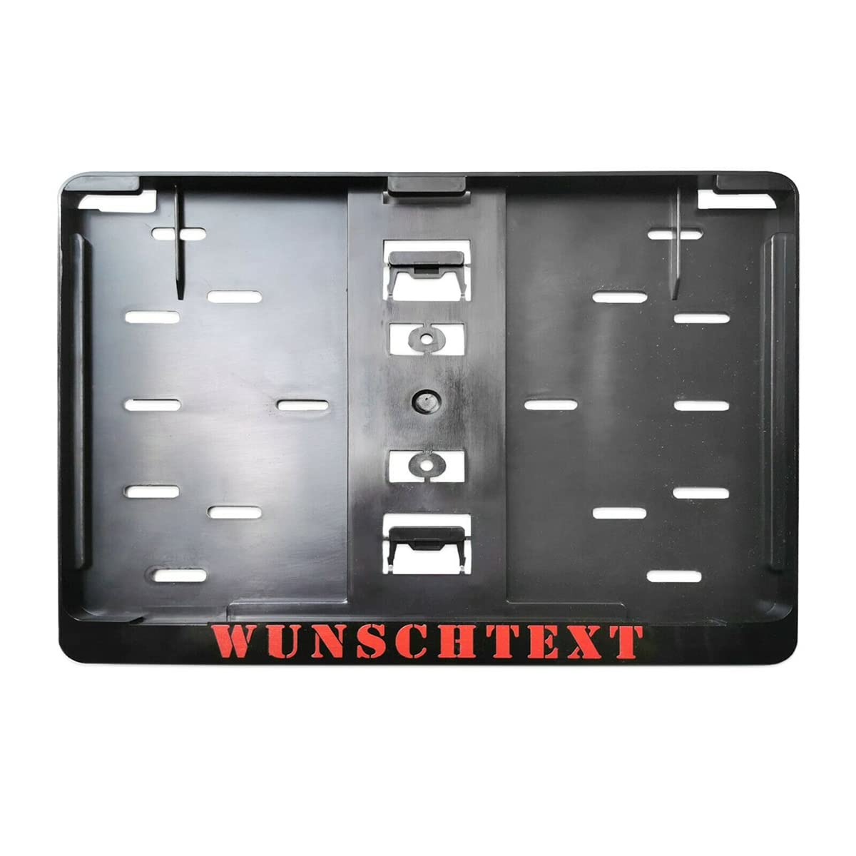 1 St Kennzeichenhalter 280 x 200 mm Zweizeilig Text Farbig Wunschbeschriftung 1 St Kennzeichenhalter 280 x 200 mm Zweizeilig Text Farbig Wunschbeschriftung von Melsaro