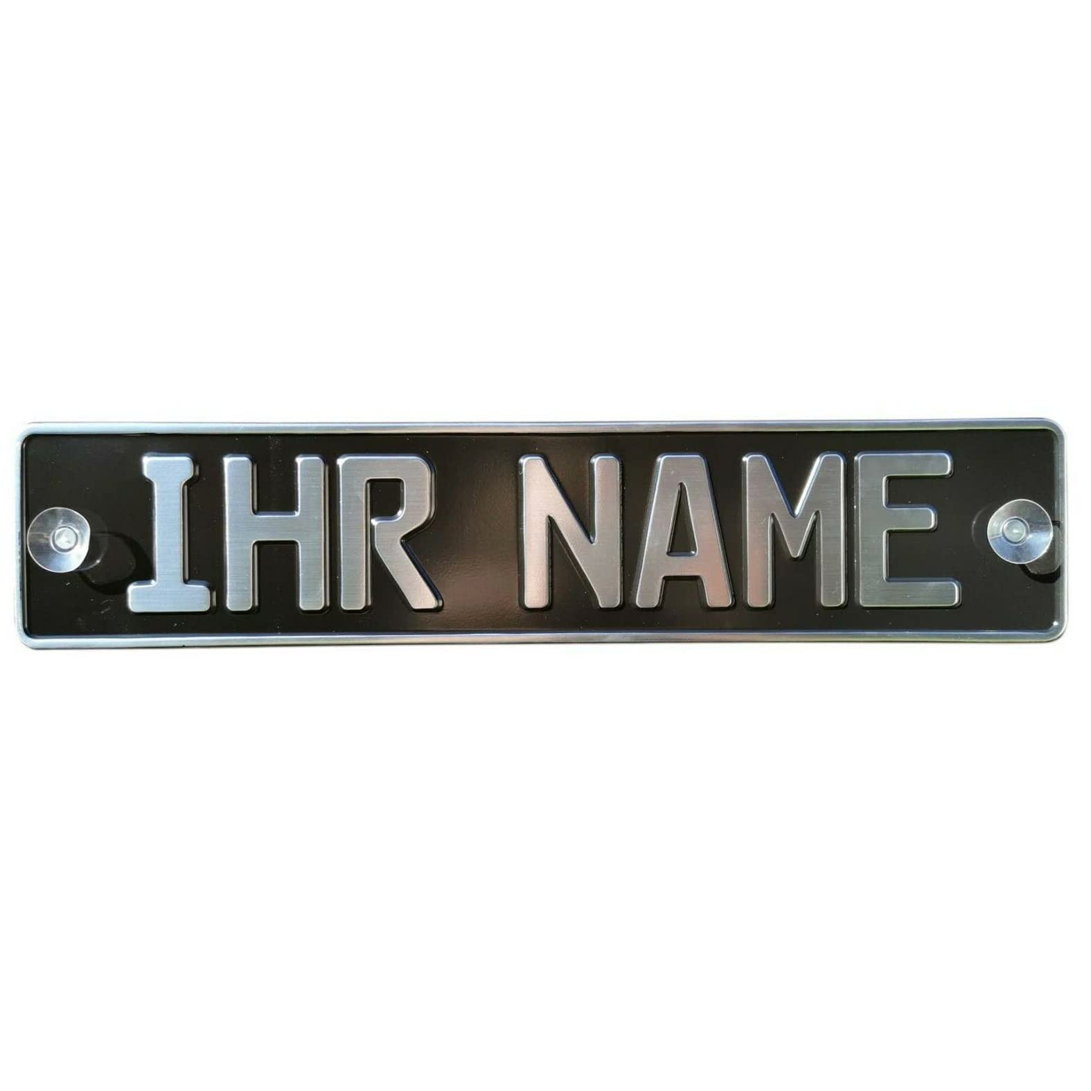 Melsaro Namenschild LKW Fahrer Autofahrer Silberfarbig Truck PKW Auto Name Funschild Autoschild Traktor Schild Trucker Schild Geschenk Melsaro Namenschild LKW Fahrer Autofahrer Silberfarbig Truck PKW Auto Name Funschild Autoschild Traktor Schild Trucker Schild Geschenk von Melsaro