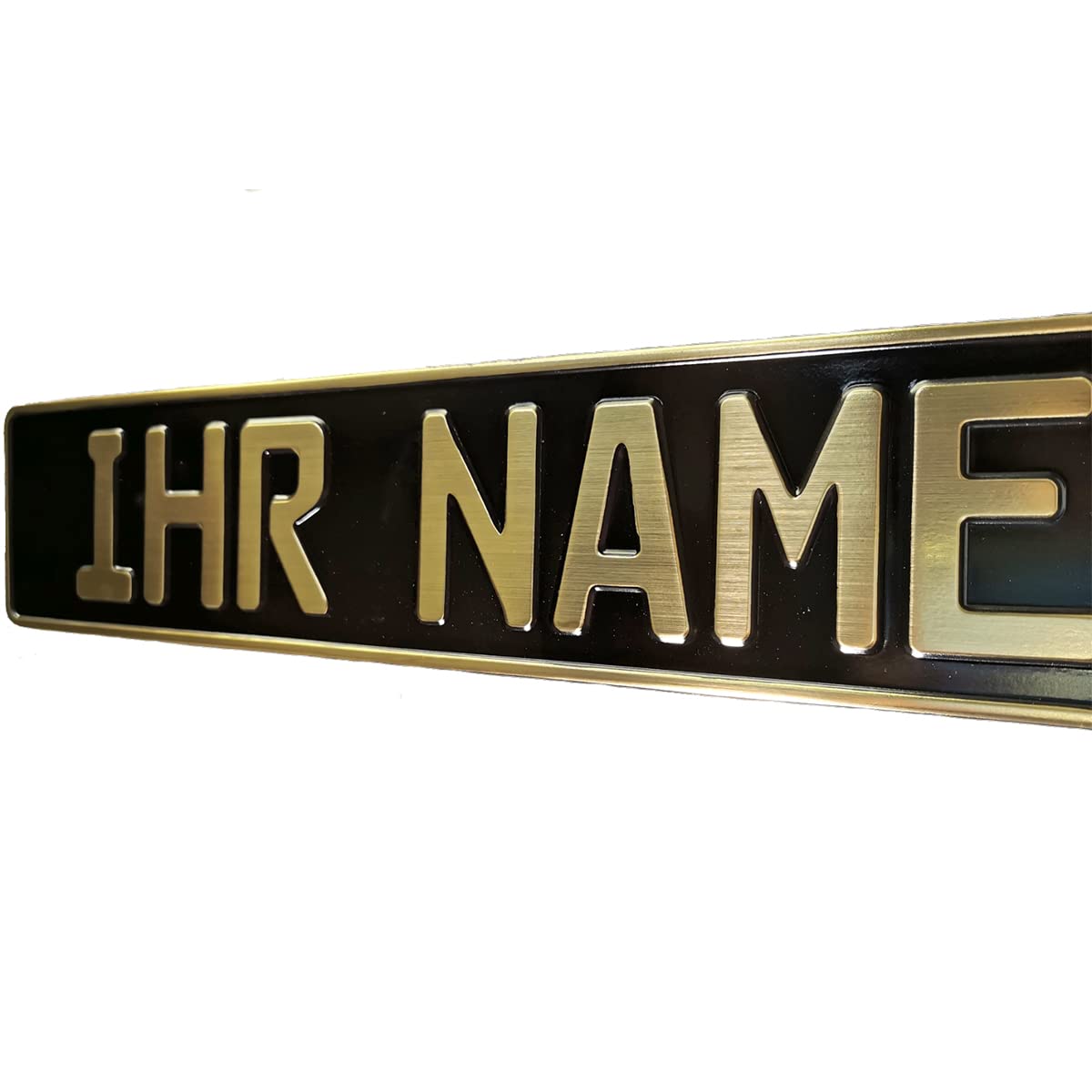 Melsaro Wunschkennzeichen Namensschild Fun Kennzeichen Funschilder individuell mit Wunschtext 520x110 mm Autoschild Traktor Schild Melsaro Wunschkennzeichen Namensschild Fun Kennzeichen Funschilder individuell mit Wunschtext 520x110 mm Autoschild Traktor Schild von Melsaro