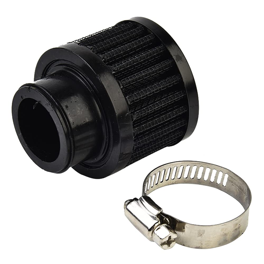 25 mm Mini Lufteinlassfilter Luftfilter Entlüftung Kurbelgehäuse Entlüftung Auto Zubehör Schwarz 25 mm Mini Lufteinlassfilter Luftfilter Entlüftung Kurbelgehäuse Entlüftung Auto Zubehör Schwarz von PGONA