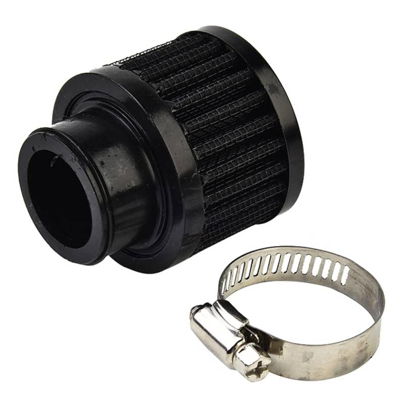 25 mm Mini Lufteinlassfilter Luftfilter Entlüftung Kurbelgehäuse Entlüftung Auto Zubehör Schwarz von PGONA