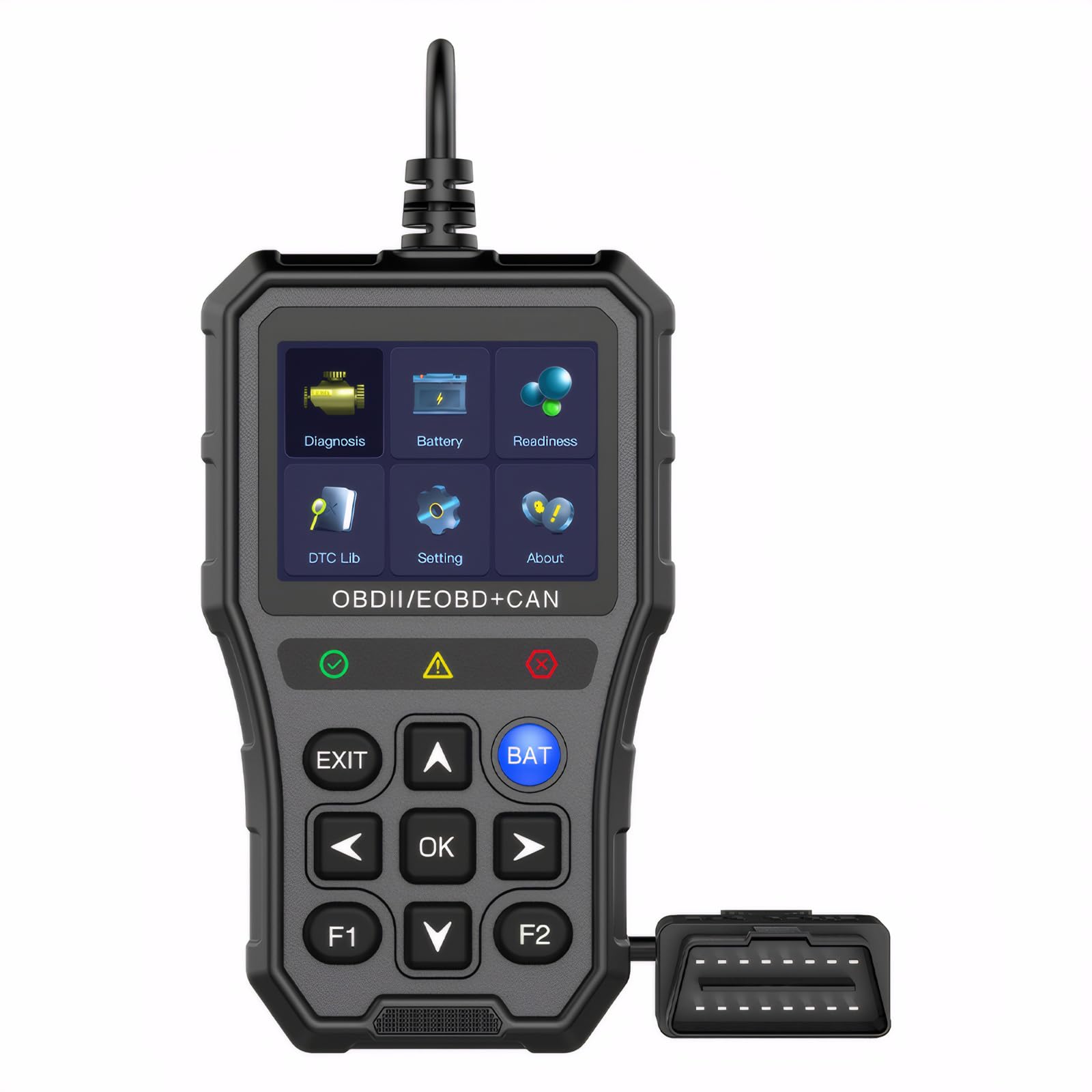 Mengshen Auto OBD2 Scanner Batterie Tester Fahrzeug Code Leser für Check Engine Light Diagnose Scan Tool für Kfz Diagnose Live Daten lesen Clear Fault Code für alle US Cars After 1996 Mengshen Auto OBD2 Scanner Batterie Tester Fahrzeug Code Leser für Check Engine Light Diagnose Scan Tool für Kfz Diagnose Live Daten lesen Clear Fault Code für alle US Cars After 1996 von Mengshen
