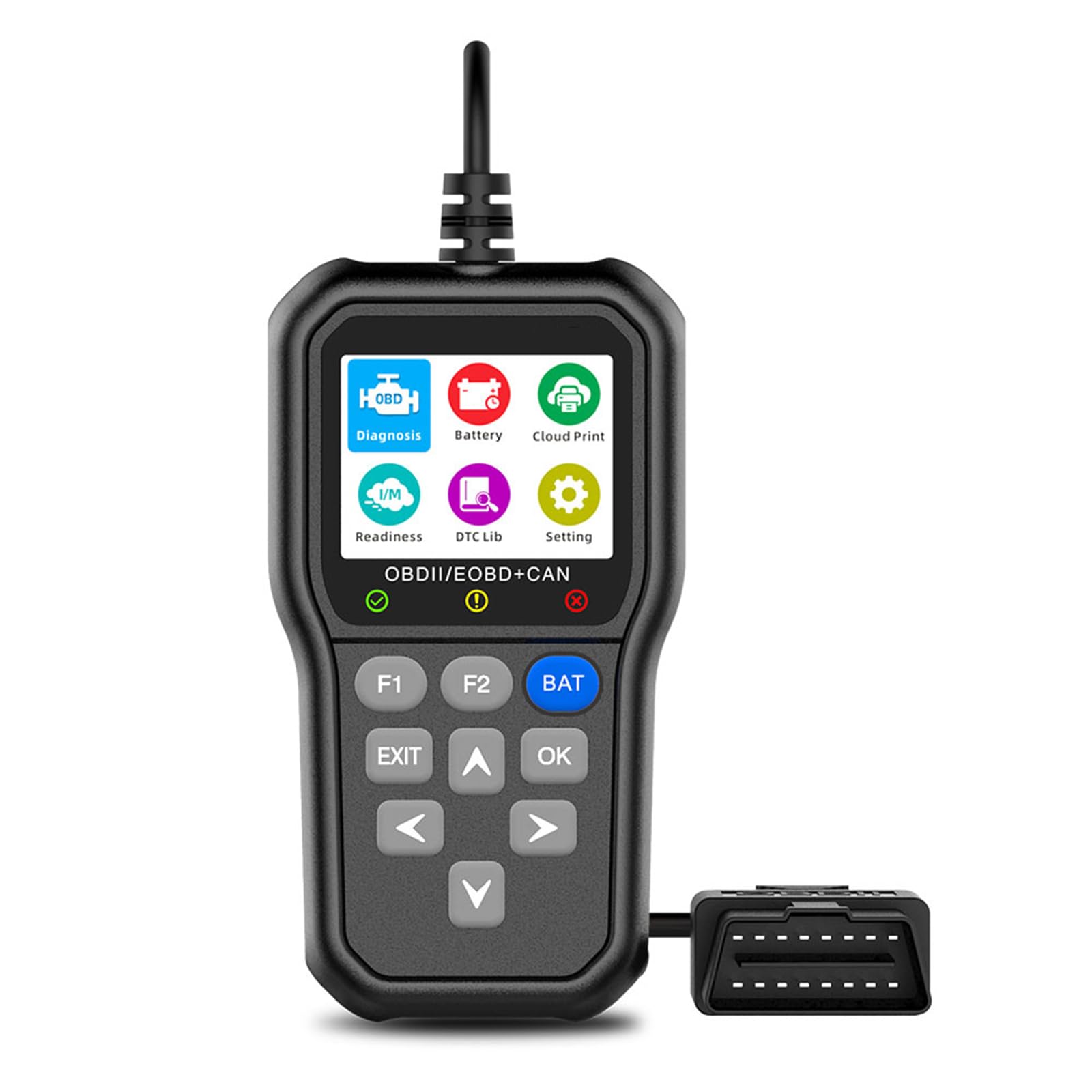 Mengshen OBD2 Scanner Diagnosewerkzeug Motor überprüfen Code-Leser mit Live Daten Batterie Monitor Auto Diagnose Scanner für 1996 und neuere OBDII/EOBD/JOBD+CAN-konforme Fahrzeuge Mengshen OBD2 Scanner Diagnosewerkzeug Motor überprüfen Code-Leser mit Live Daten Batterie Monitor Auto Diagnose Scanner für 1996 und neuere OBDII/EOBD/JOBD+CAN-konforme Fahrzeuge von Mengshen