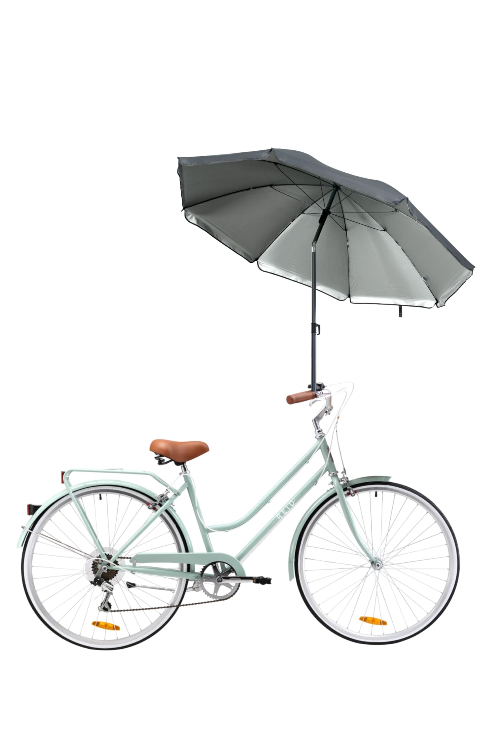 Menz Fahrrad Sonnenschirm - Verstellbarer rund Schirm für Fahrrad, Anthrazit - UPF 50+ Sonnenschirm für komfortablen Sonnenschutz auf Fahrradtouren Menz Fahrrad Sonnenschirm - Verstellbarer rund Schirm für Fahrrad, Anthrazit - UPF 50+ Sonnenschirm für komfortablen Sonnenschutz auf Fahrradtouren von Menz