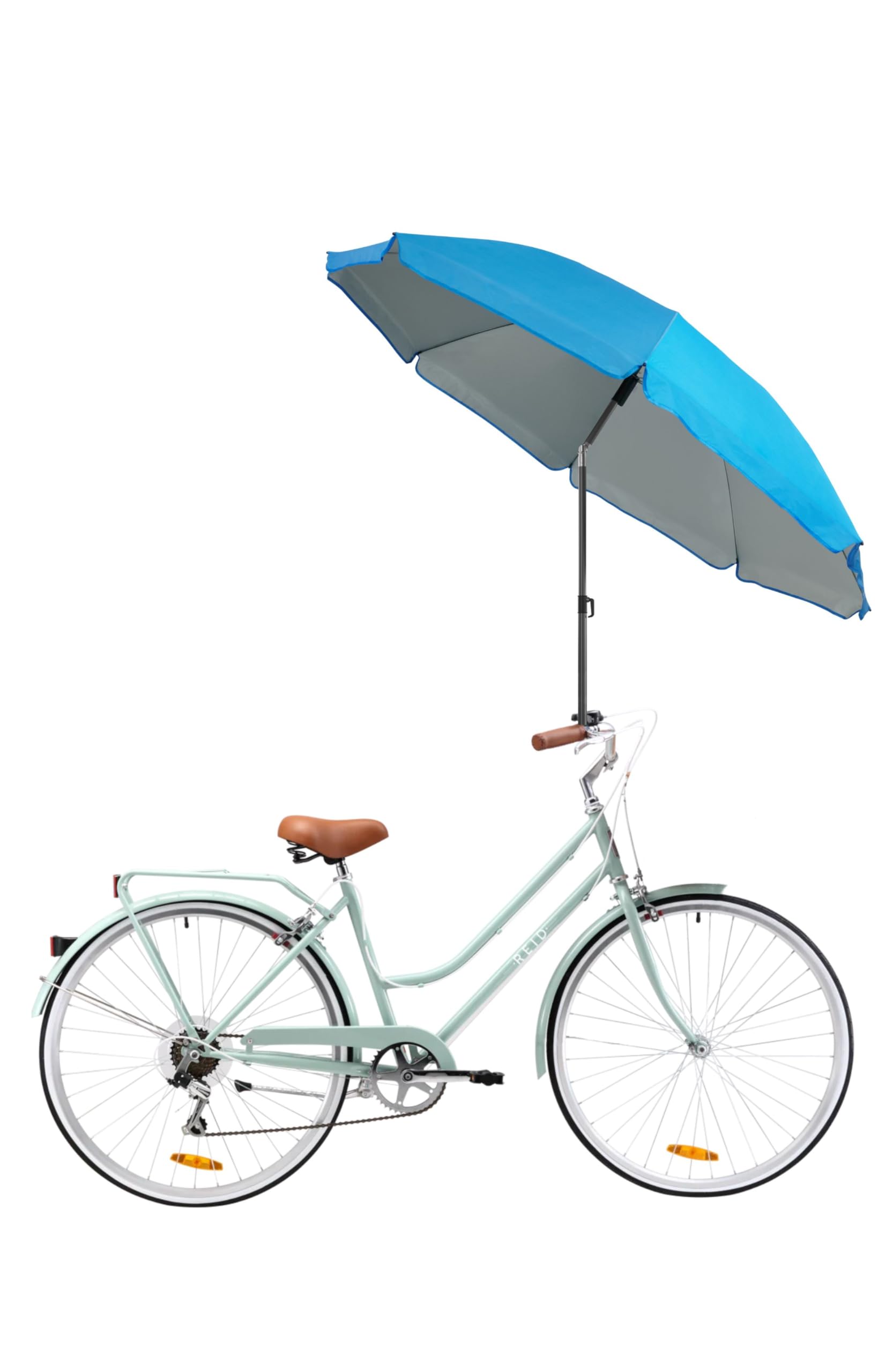 Menz Fahrrad Sonnenschirm - Verstellbarer rund Schirm für Fahrrad, Blau - UPF 50+ Sonnenschirm für komfortablen Sonnenschutz auf Fahrradtouren Menz Fahrrad Sonnenschirm - Verstellbarer rund Schirm für Fahrrad, Blau - UPF 50+ Sonnenschirm für komfortablen Sonnenschutz auf Fahrradtouren von Menz