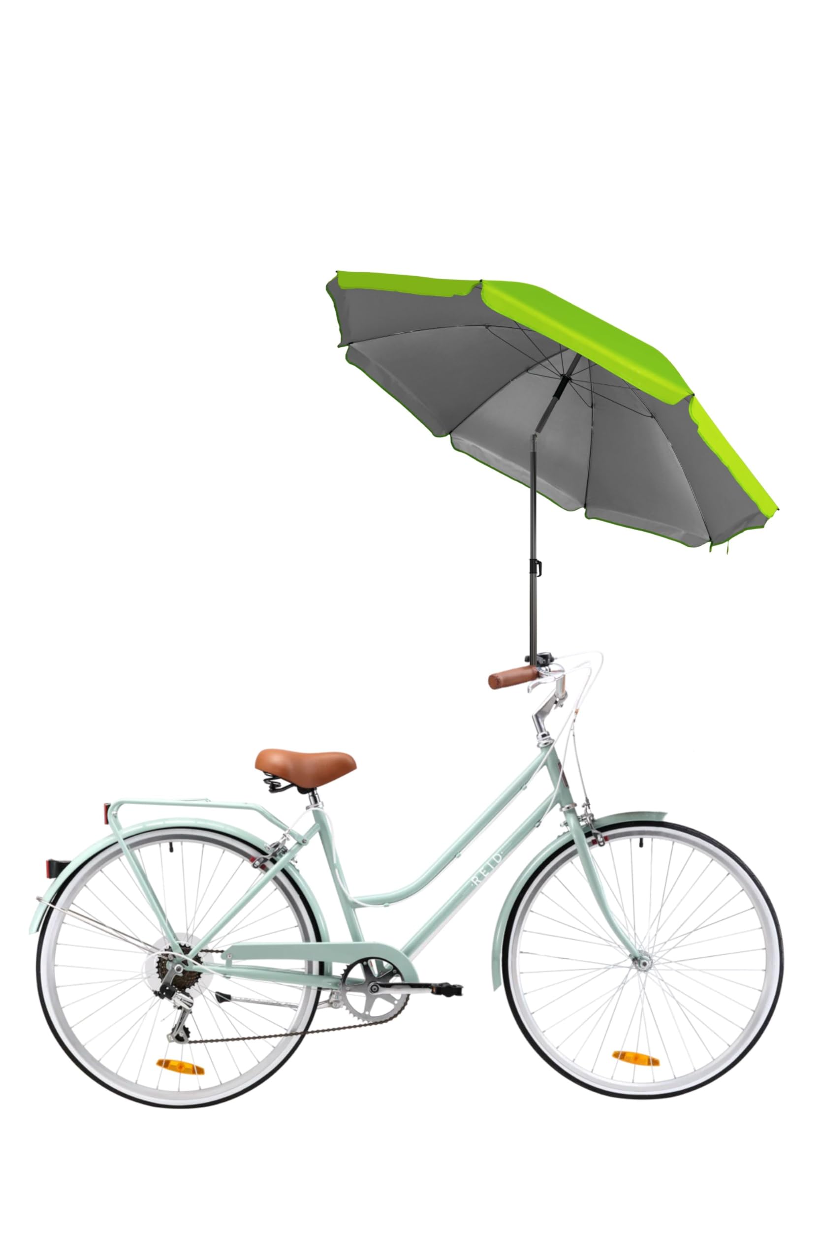 Menz Fahrrad Sonnenschirm - Verstellbarer rund Schirm für Fahrrad, Grün - UPF 50+ Sonnenschirm für komfortablen Sonnenschutz auf Fahrradtouren Menz Fahrrad Sonnenschirm - Verstellbarer rund Schirm für Fahrrad, Grün - UPF 50+ Sonnenschirm für komfortablen Sonnenschutz auf Fahrradtouren von Menz