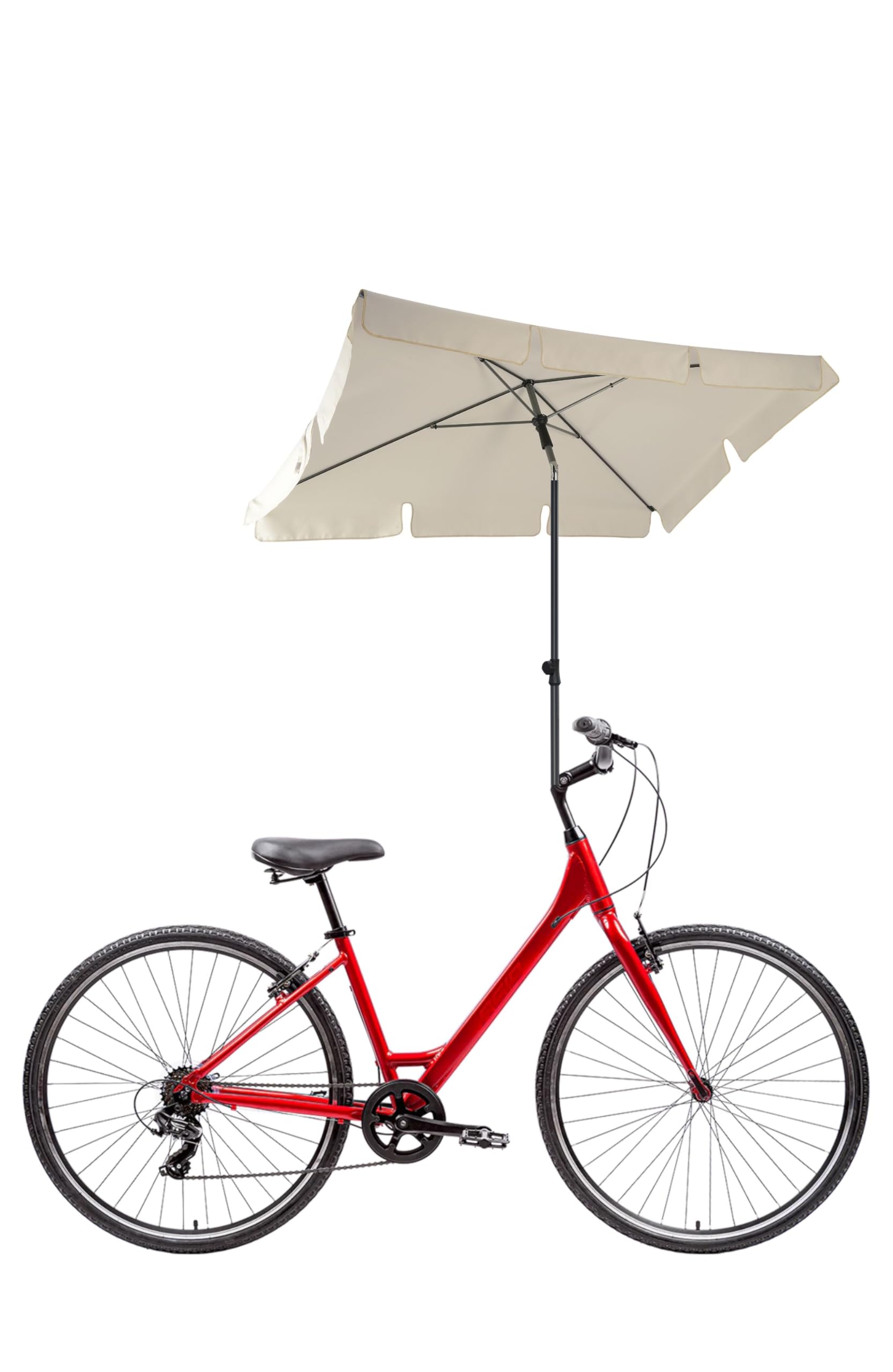 Menz Fahrrad Sonnenschirm inkl. Hülle - PF 50+ Verstellbarer rechteckig Schirm für Fahrrad, Beige - Sonnenschirm für Rennrad, E-Bike, Klapprad, komfortablen Sonnenschutz auf Fahrradtouren Menz Fahrrad Sonnenschirm inkl. Hülle - PF 50+ Verstellbarer rechteckig Schirm für Fahrrad, Beige - Sonnenschirm für Rennrad, E-Bike, Klapprad, komfortablen Sonnenschutz auf Fahrradtouren von Menz