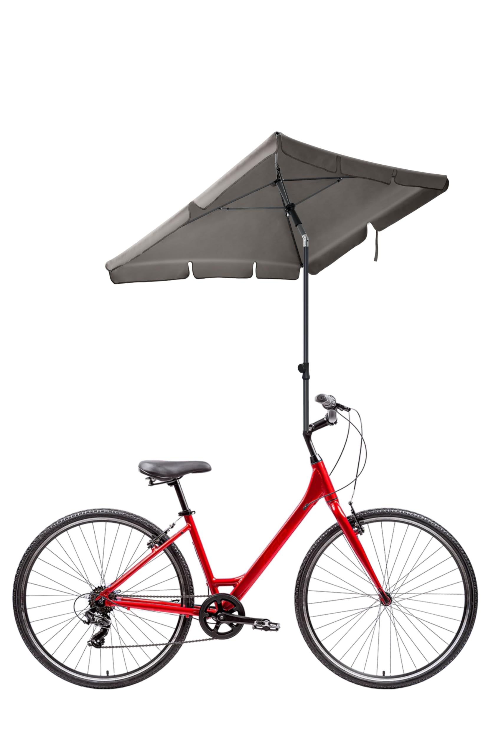 Menz Fahrrad Sonnenschirm inkl. Hülle - PF 50+ Verstellbarer rechteckig Schirm für Fahrrad, Taupe - Sonnenschirm für Rennrad, E-Bike, Klapprad, komfortablen Sonnenschutz auf Fahrradtouren Menz Fahrrad Sonnenschirm inkl. Hülle - PF 50+ Verstellbarer rechteckig Schirm für Fahrrad, Taupe - Sonnenschirm für Rennrad, E-Bike, Klapprad, komfortablen Sonnenschutz auf Fahrradtouren von Menz