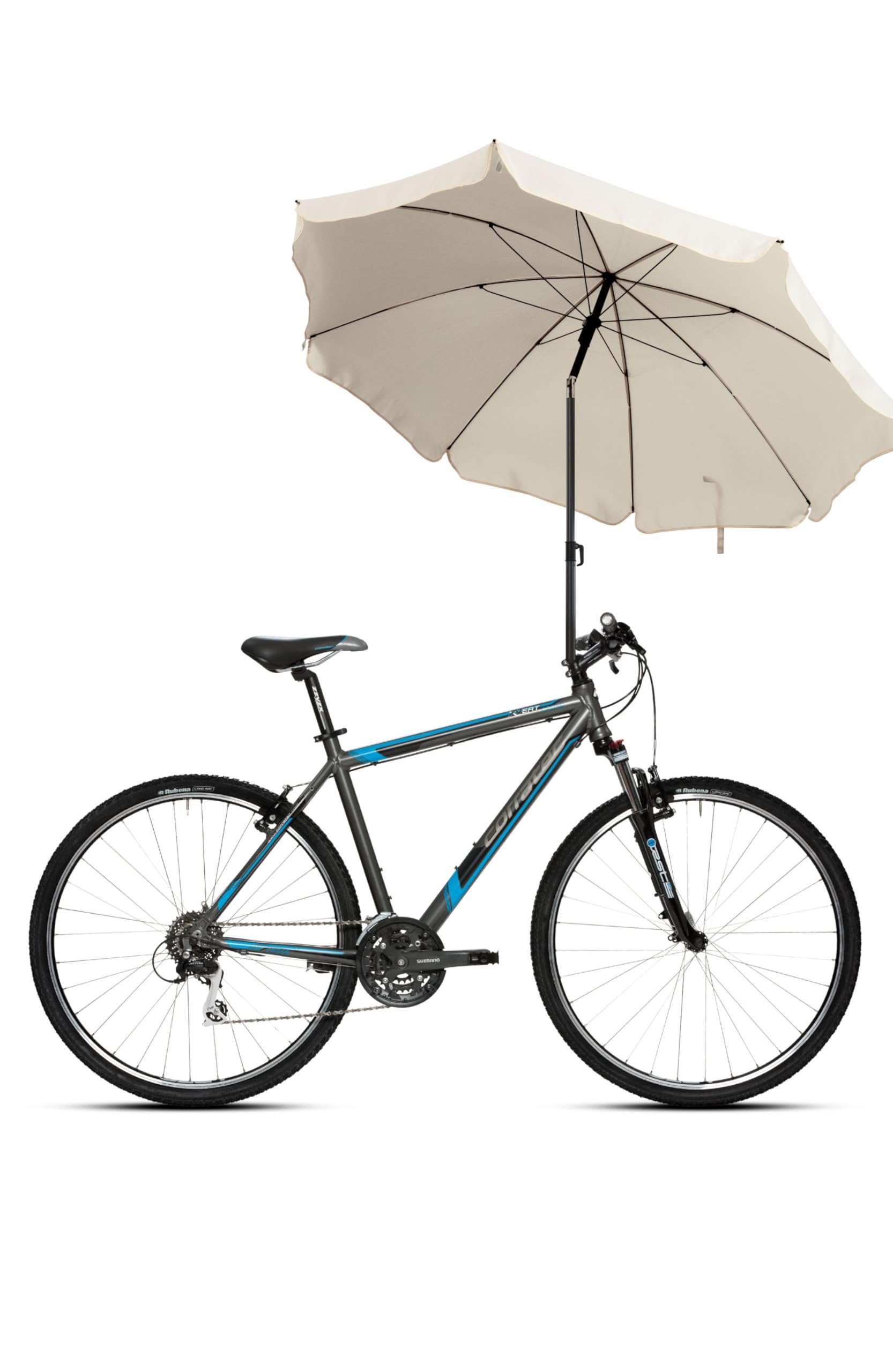 Menz Fahrrad Sonnenschirm inkl. Hülle - Verstellbarer rund Schirm für Fahrrad, Beige - UPF 50+ Sonnenschirm für komfortablen Sonnenschutz auf Fahrradtouren Menz Fahrrad Sonnenschirm inkl. Hülle - Verstellbarer rund Schirm für Fahrrad, Beige - UPF 50+ Sonnenschirm für komfortablen Sonnenschutz auf Fahrradtouren von Menz