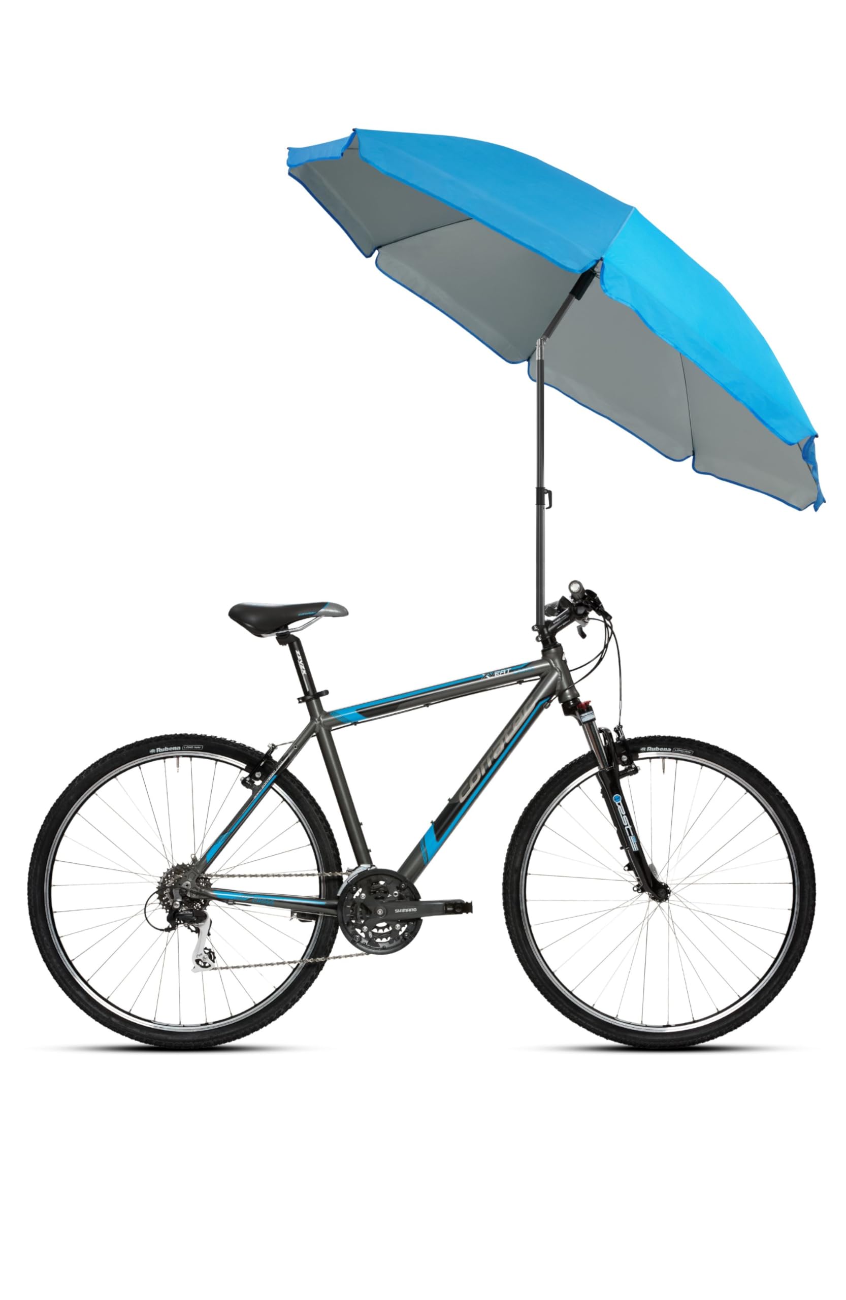 Menz Fahrrad Sonnenschirm inkl. Hülle - Verstellbarer rund Schirm für Fahrrad, Blau - UPF 50+ Sonnenschirm für komfortablen Sonnenschutz auf Fahrradtouren Menz Fahrrad Sonnenschirm inkl. Hülle - Verstellbarer rund Schirm für Fahrrad, Blau - UPF 50+ Sonnenschirm für komfortablen Sonnenschutz auf Fahrradtouren von Menz