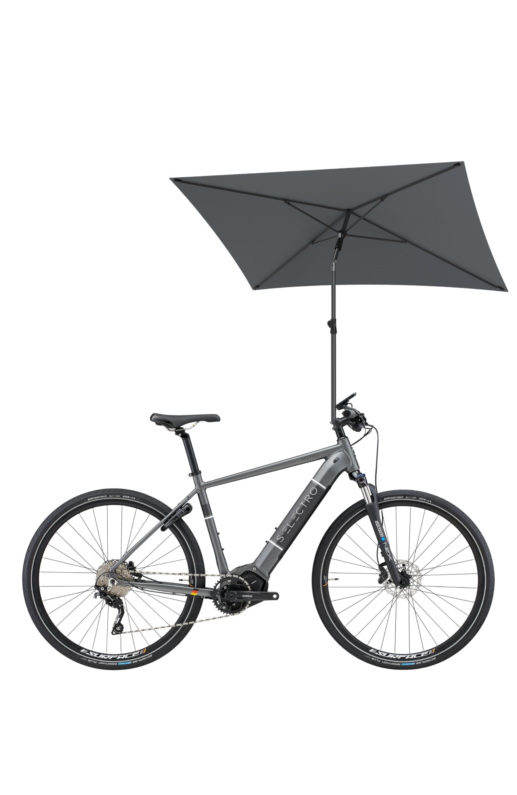 Menz Fahrrad Sonnenschirm rechteckig Plus, Anthrazit – praktisches Fahrradzubehör – UPF 50+ Sonnenschirm für Rennrad, E-Bike, Klapprad, komfortablen Sonnenschutz auf Fahrradtouren Menz Fahrrad Sonnenschirm rechteckig Plus, Anthrazit – praktisches Fahrradzubehör – UPF 50+ Sonnenschirm für Rennrad, E-Bike, Klapprad, komfortablen Sonnenschutz auf Fahrradtouren von Menz