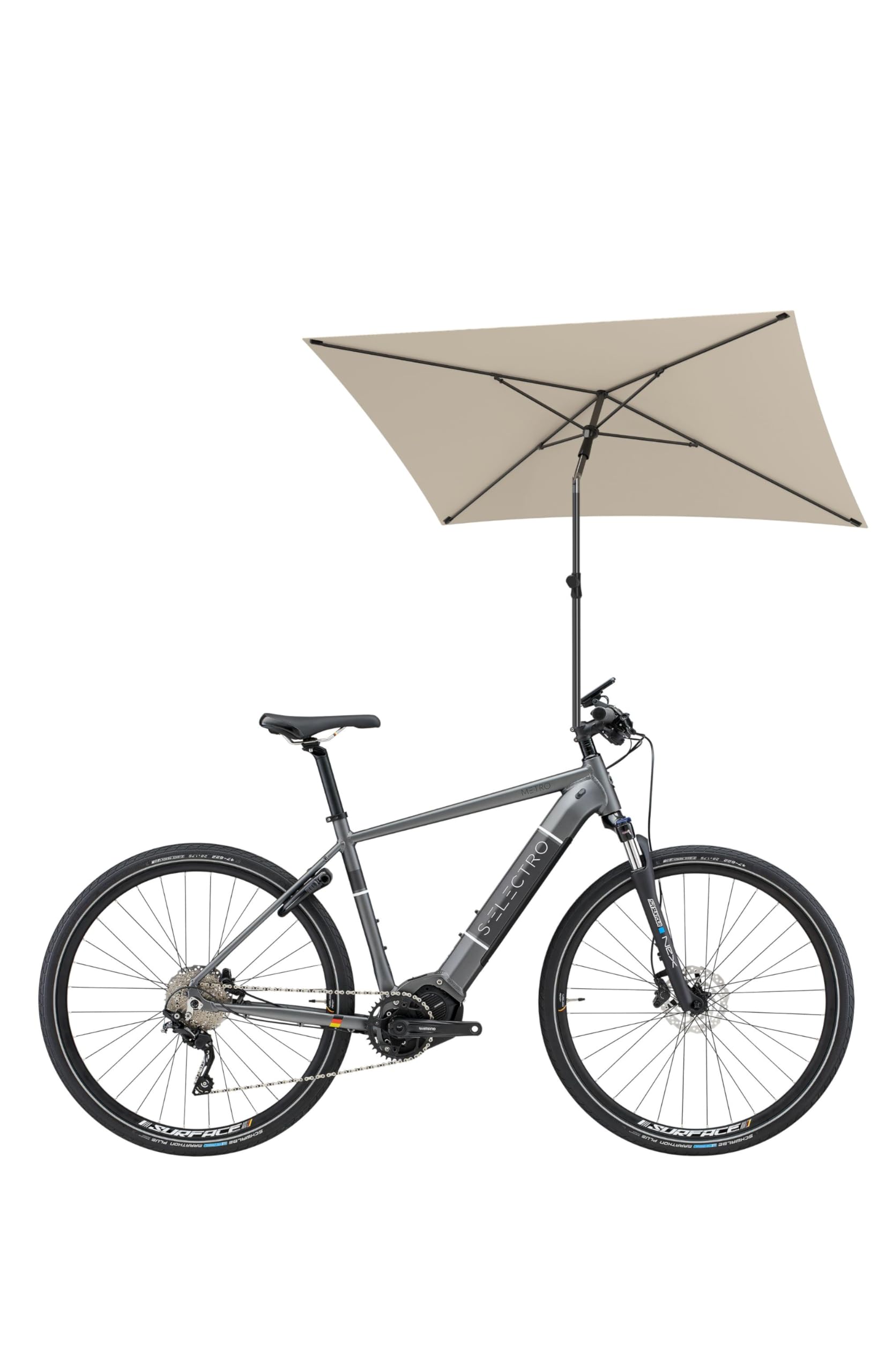Menz Fahrrad Sonnenschirm rechteckig Plus, Beige – praktisches Fahrradzubehör – UPF 50+ Sonnenschirm für Rennrad, E-Bike, Klapprad, komfortablen Sonnenschutz auf Fahrradtouren Menz Fahrrad Sonnenschirm rechteckig Plus, Beige – praktisches Fahrradzubehör – UPF 50+ Sonnenschirm für Rennrad, E-Bike, Klapprad, komfortablen Sonnenschutz auf Fahrradtouren von Menz