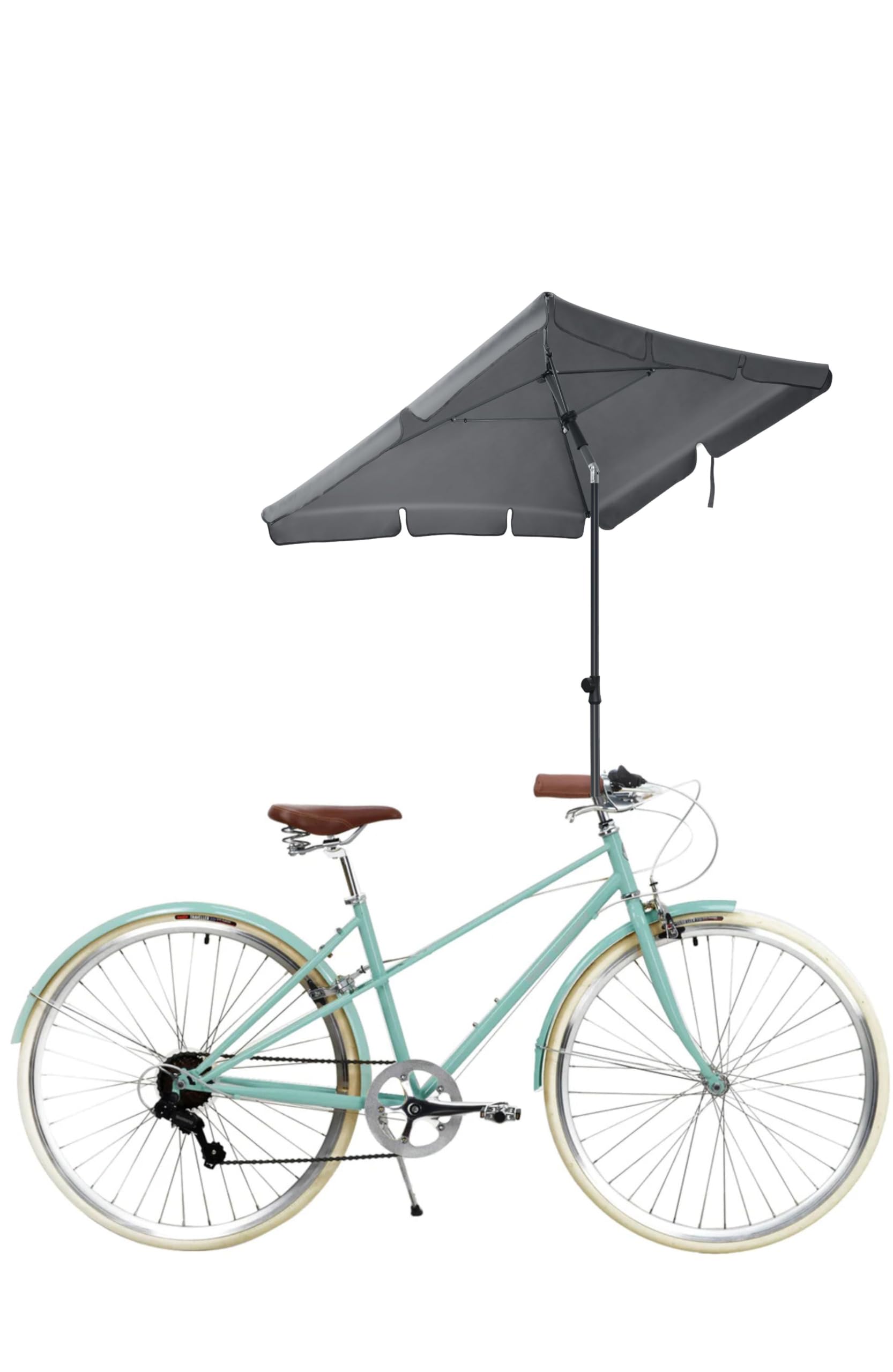 Menz Fahrrad Sonnenschirm rechteckig inkl. Hülle, Verstellbarer Fahrrad Sonnenschirm für E-Bike, Rennräder, Klappräder, UV-Schutz UPF 50+, Fahrradzubehör für Outdoor-Aktivitäten, Anthrazit Menz Fahrrad Sonnenschirm rechteckig inkl. Hülle, Verstellbarer Fahrrad Sonnenschirm für E-Bike, Rennräder, Klappräder, UV-Schutz UPF 50+, Fahrradzubehör für Outdoor-Aktivitäten, Anthrazit von Menz